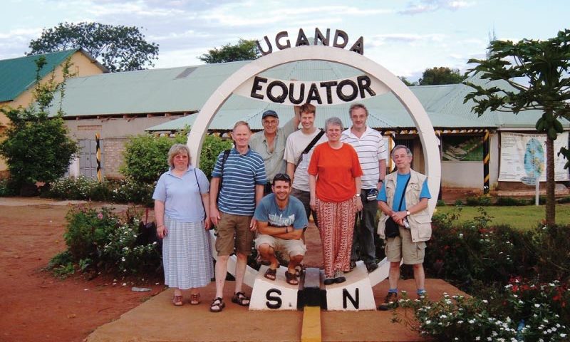 Equator in Uganda